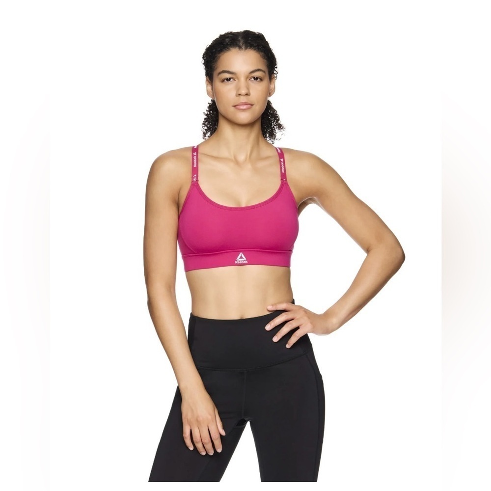 Reebok Women's and Women's Plus Low Impact Favorite Bra with Removable Cups